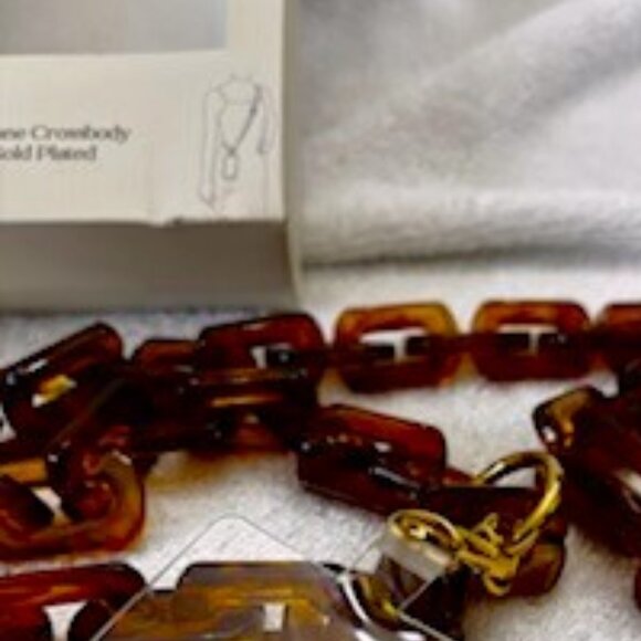 Macrae phone crossbody in tortoieshell links New in Box - Picture 3 of 5